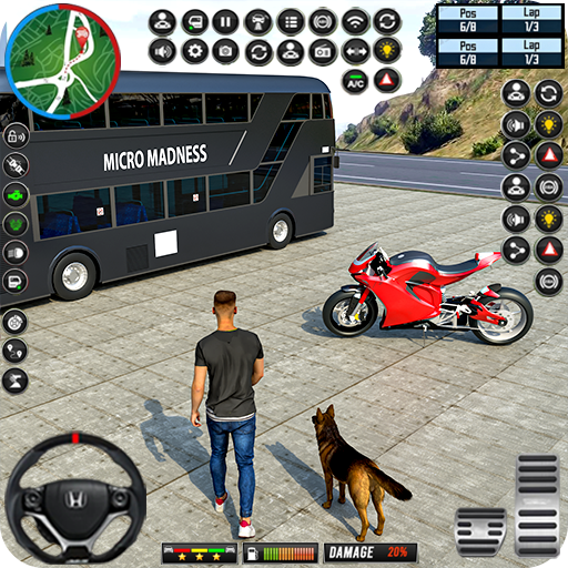 버스 시뮬레이터 코치 버스 게임 Mod