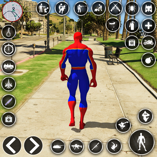 Spider Robot Hero Car Games Mod